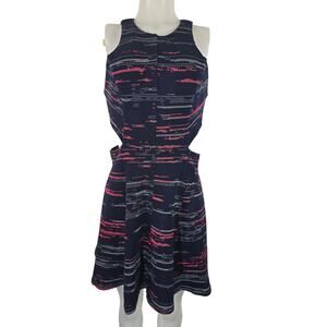 Amanda Uprichard Revolve NWT Womens Ponte Knit Sleeveless Side Cut Out Dress L